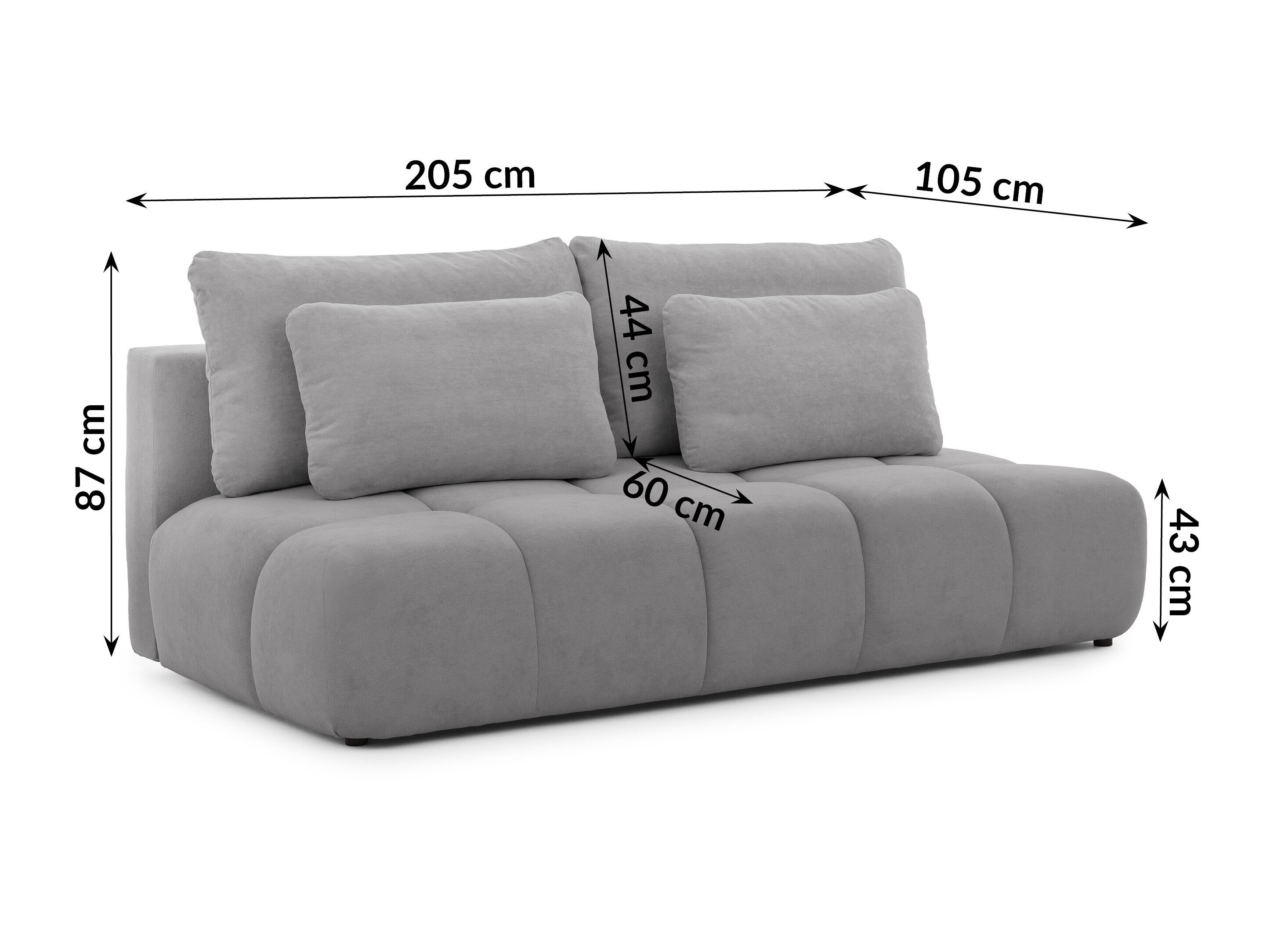 Slaapbank Rocklin 203 (Soft Plush 20)