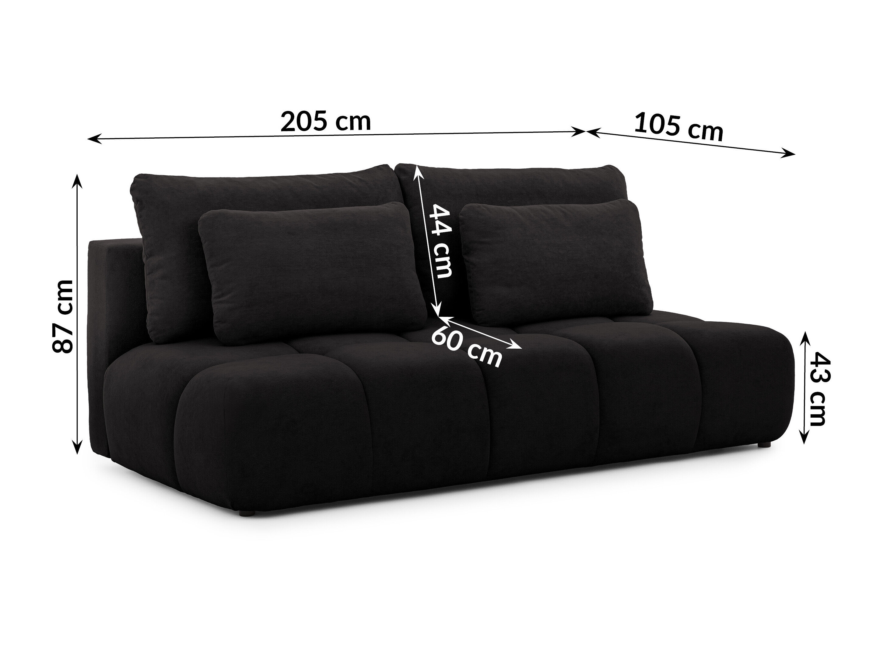 Slaapbank Rocklin 203 (Soft Plush 22)