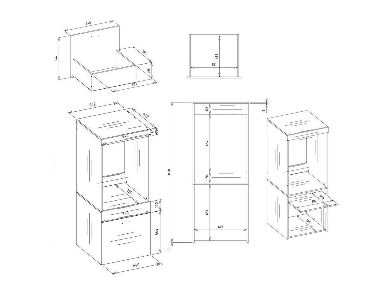Plank voor de badkamer Balelbo 110 (Wit)