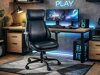 Bureaustoel Detroit 1034 (Blauw)