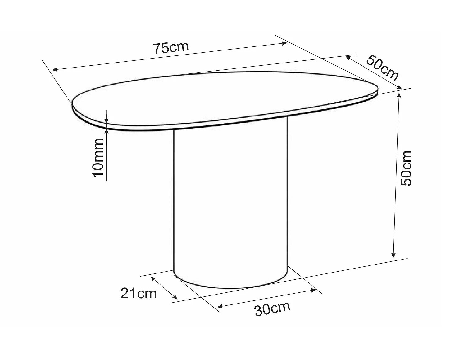 Salontafel Detroit 1020