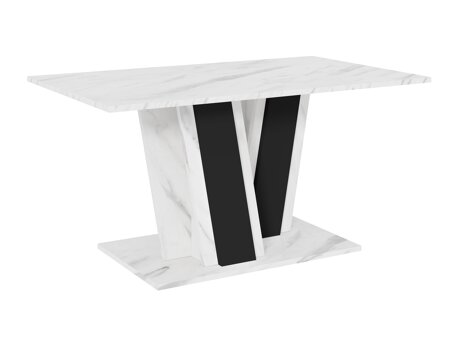 Salontafel Goodyear 138 (Wit marmer + Zwart)