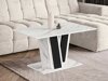 Salontafel Goodyear 138 (Wit marmer + Zwart)