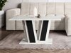 Salontafel Goodyear 138 (Wit marmer + Zwart)