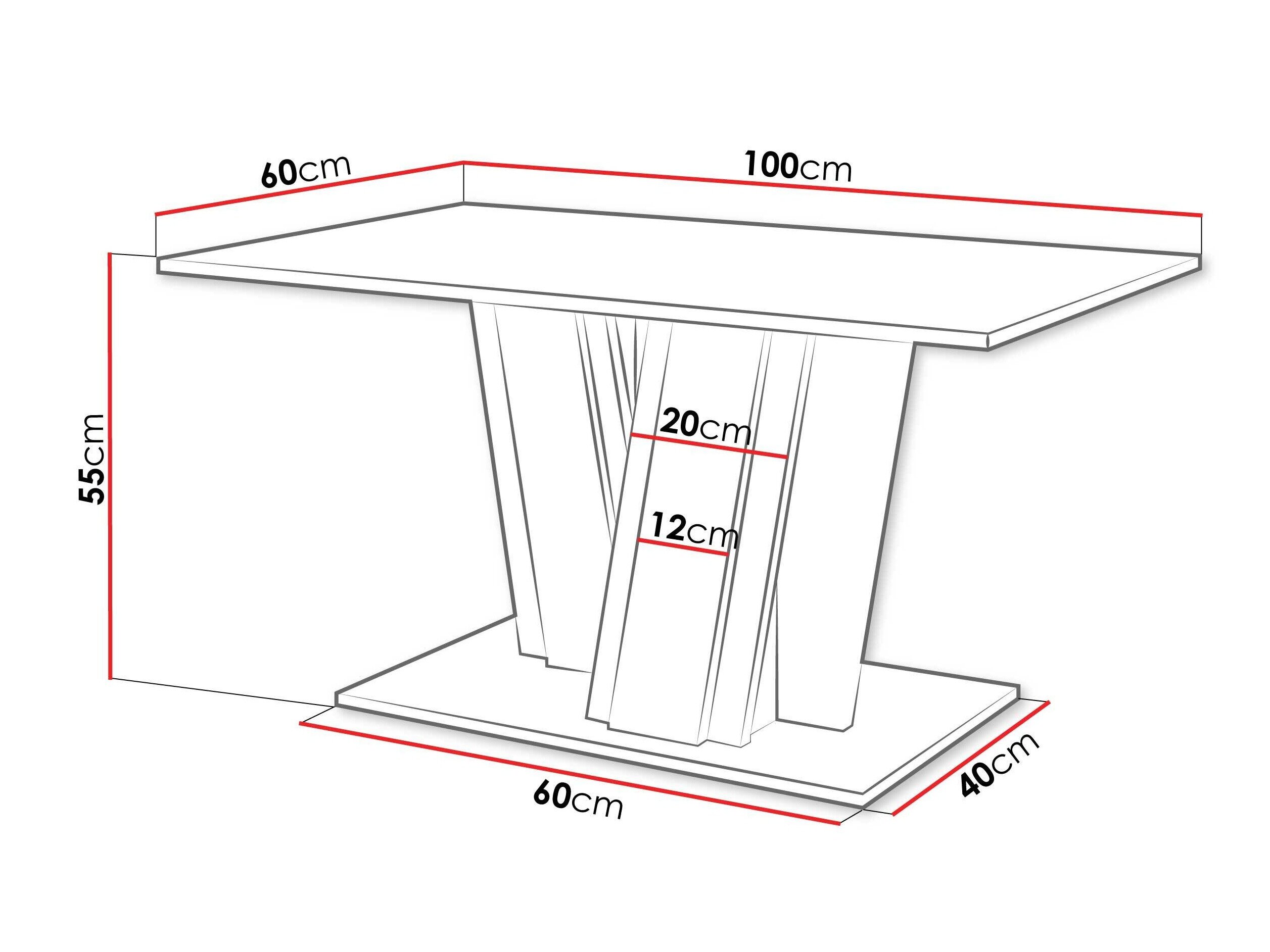 Salontafel Goodyear 138 (Zwart + Wotan eik)