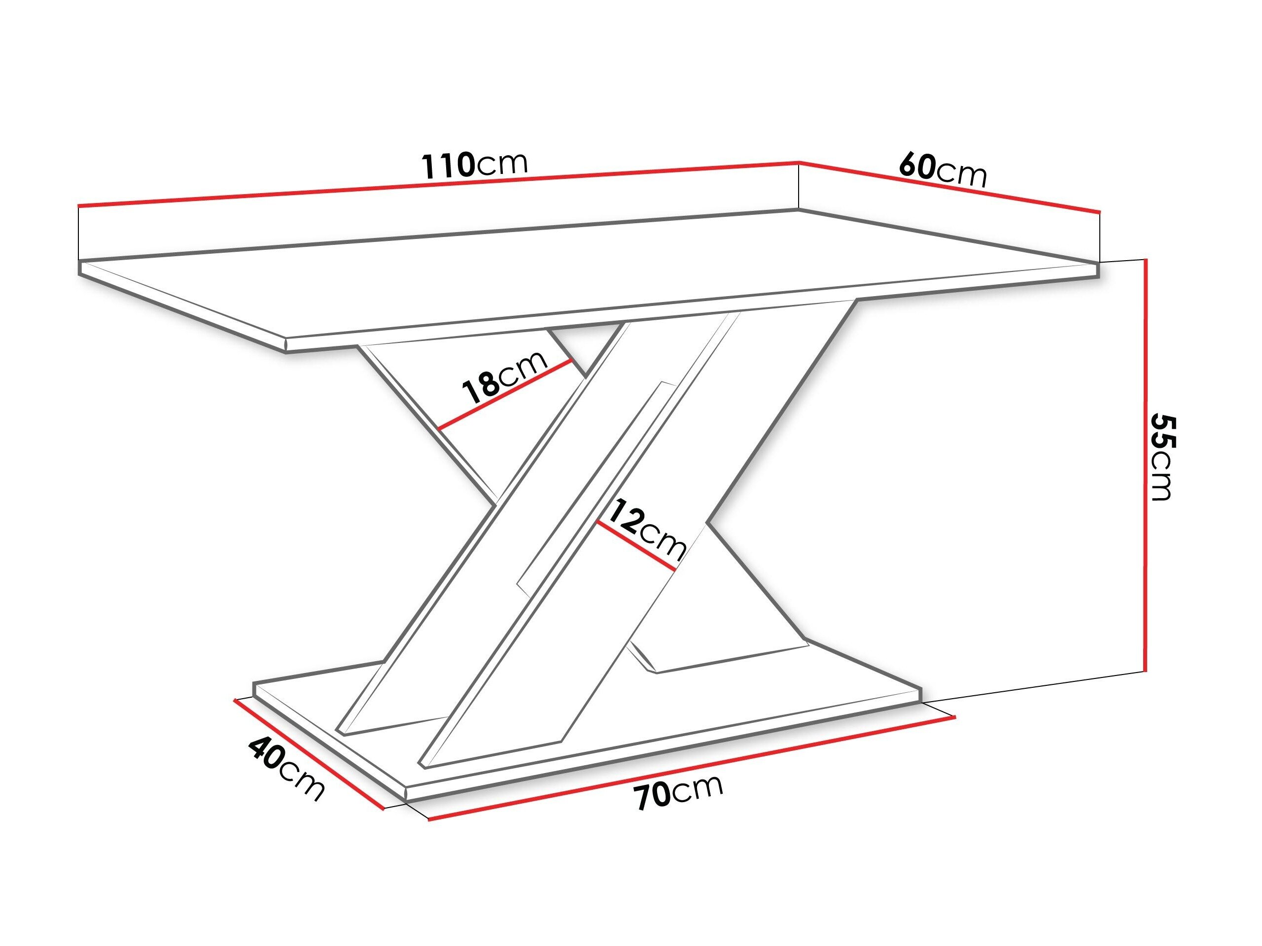 Salontafel Goodyear 140 (Wit marmer + Wit)