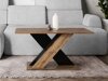 Salontafel Goodyear 140 (Wotan eik + Glanzend zwart)