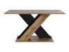 Salontafel Goodyear 140 (Wotan eik + Glanzend zwart)