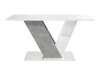 Salontafel Goodyear 142 (Glanzend wit + Beton)