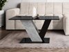 Salontafel Goodyear 142 (Glanzend zwart + Beton)