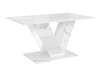 Salontafel Goodyear 142 (Wit marmer + Glanzend wit)