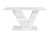 Salontafel Goodyear 142 (Wit marmer + Glanzend wit)