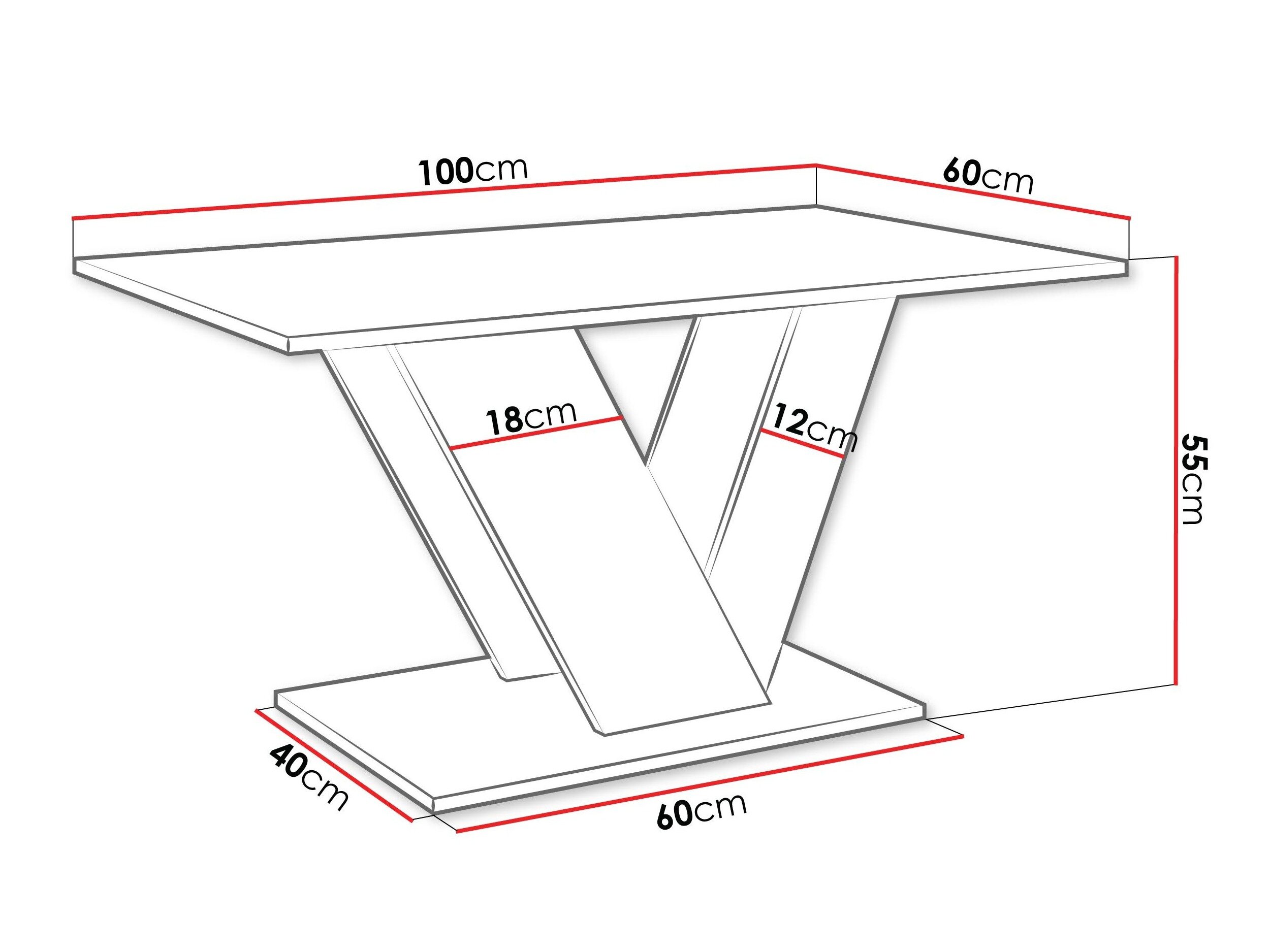 Salontafel Goodyear 142 (Zwart marmer + Zwart)