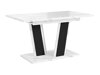 Tafel Goodyear 139 (Wit marmer + Zwart)