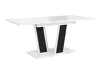 Tafel Goodyear 139 (Wit marmer + Zwart)