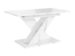 Tafel Goodyear 141 (Wit marmer + Wit)