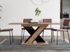 Tafel Goodyear 141 (Wotan eik + Glanzend zwart)