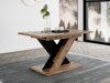 Tafel Goodyear 141 (Wotan eik + Glanzend zwart)