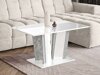Salontafel Goodyear 143 (Glanzend wit + Beton)