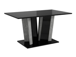Salontafel Goodyear 143 (Glanzend zwart + Beton)