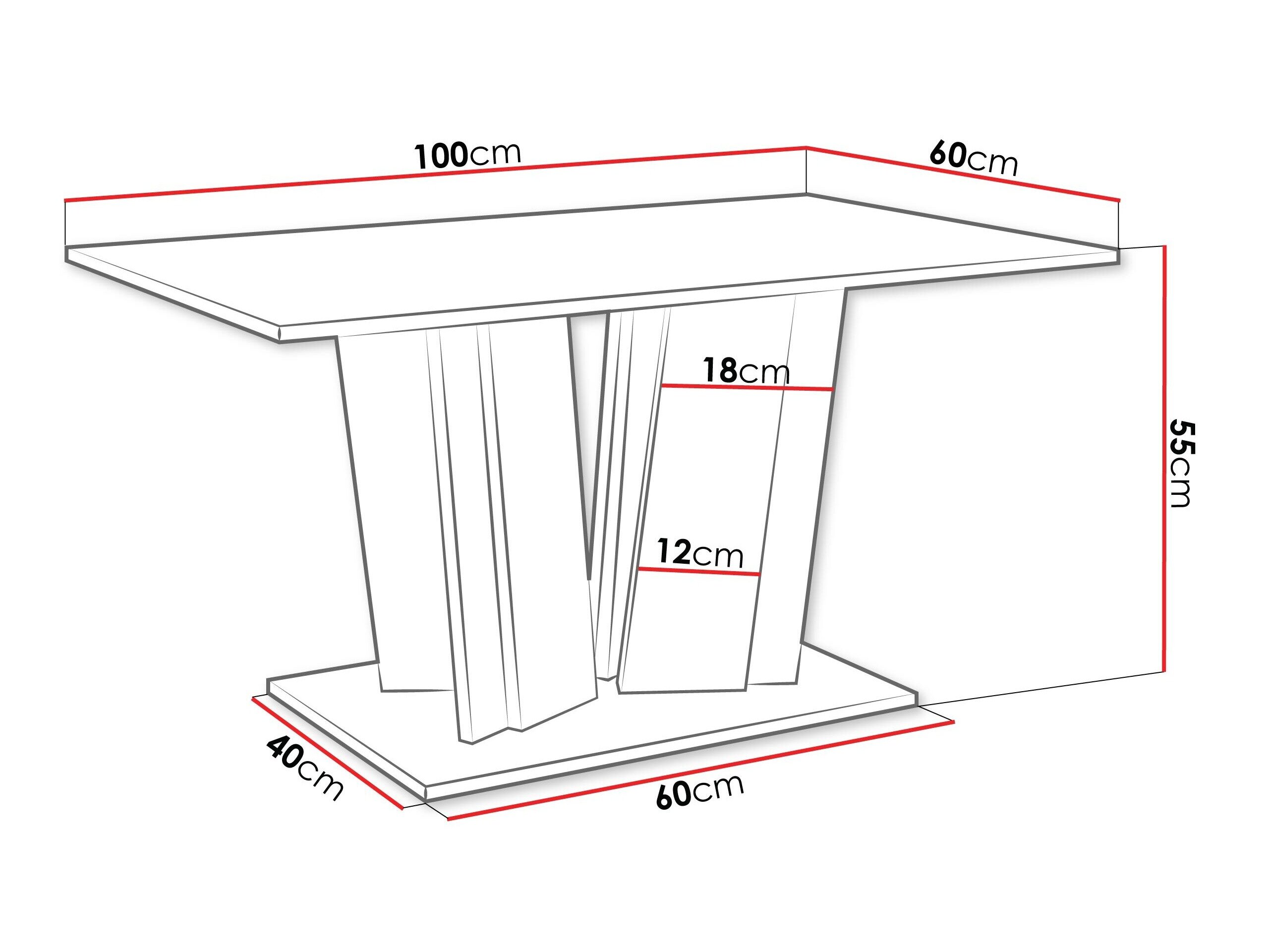 Salontafel Goodyear 143 (Wit marmer + Wit)
