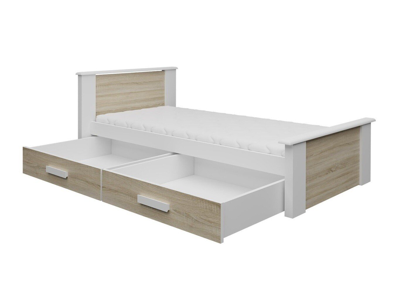 Bed Henderson 116 (Wit + Blauw)