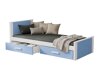 Bed Henderson 116 (Wit + Blauw)