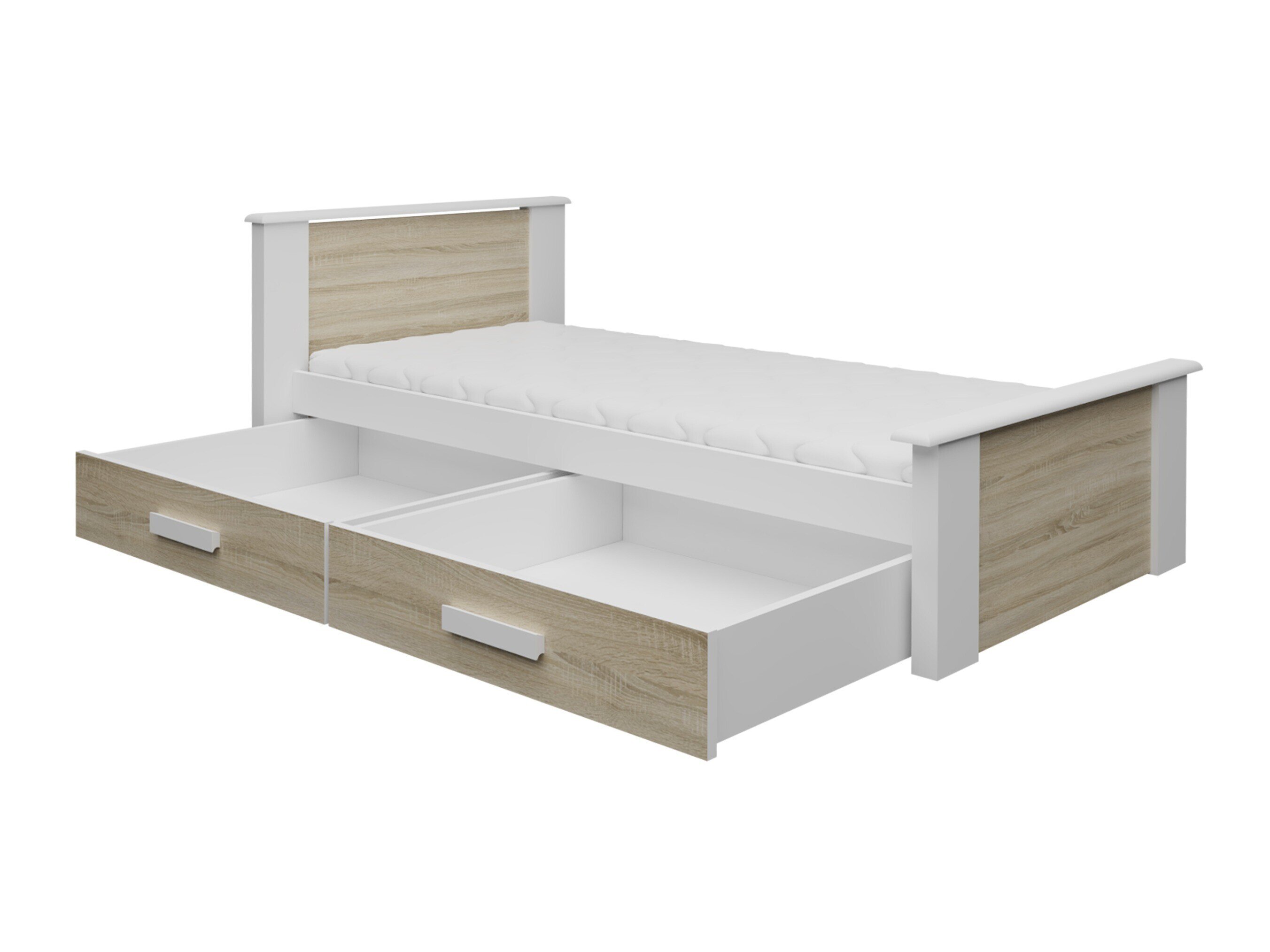 Bed Henderson 116 (Wit + Blauw)