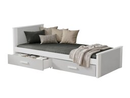 Bed Henderson 116 (Wit + Grijs)