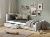 Bed Henderson 116 (Wit + Grijs)