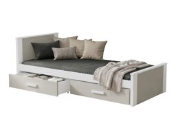 Bed Henderson 116 (Wit + Kasjmier)