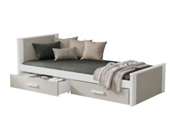 Bed Henderson 116 (Wit + Kasjmier)