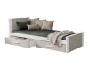 Bed Henderson 116 (Wit + Kasjmier)