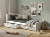 Bed Henderson 116 (Wit + Kasjmier)