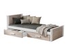 Bed Henderson 116 (Wit + Sonoma eik)
