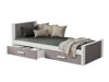 Bed Henderson 116 (Wit + Truffel)