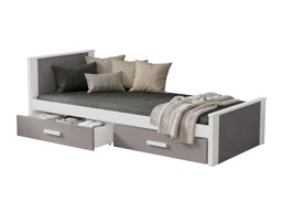 Bed Henderson 116 (Wit + Truffel)