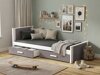 Bed Henderson 116 (Wit + Truffel)