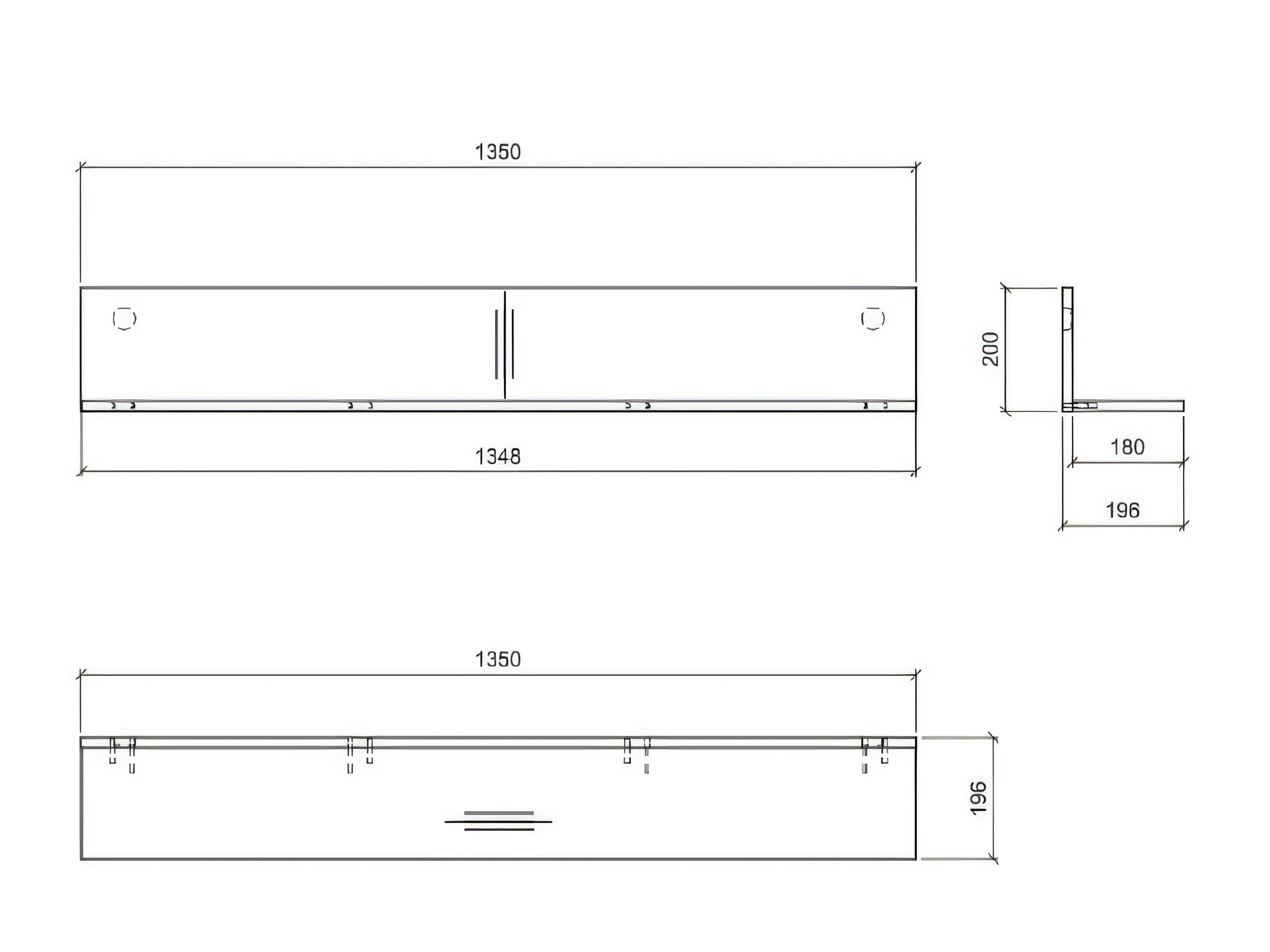 Wandplank Floveni 104