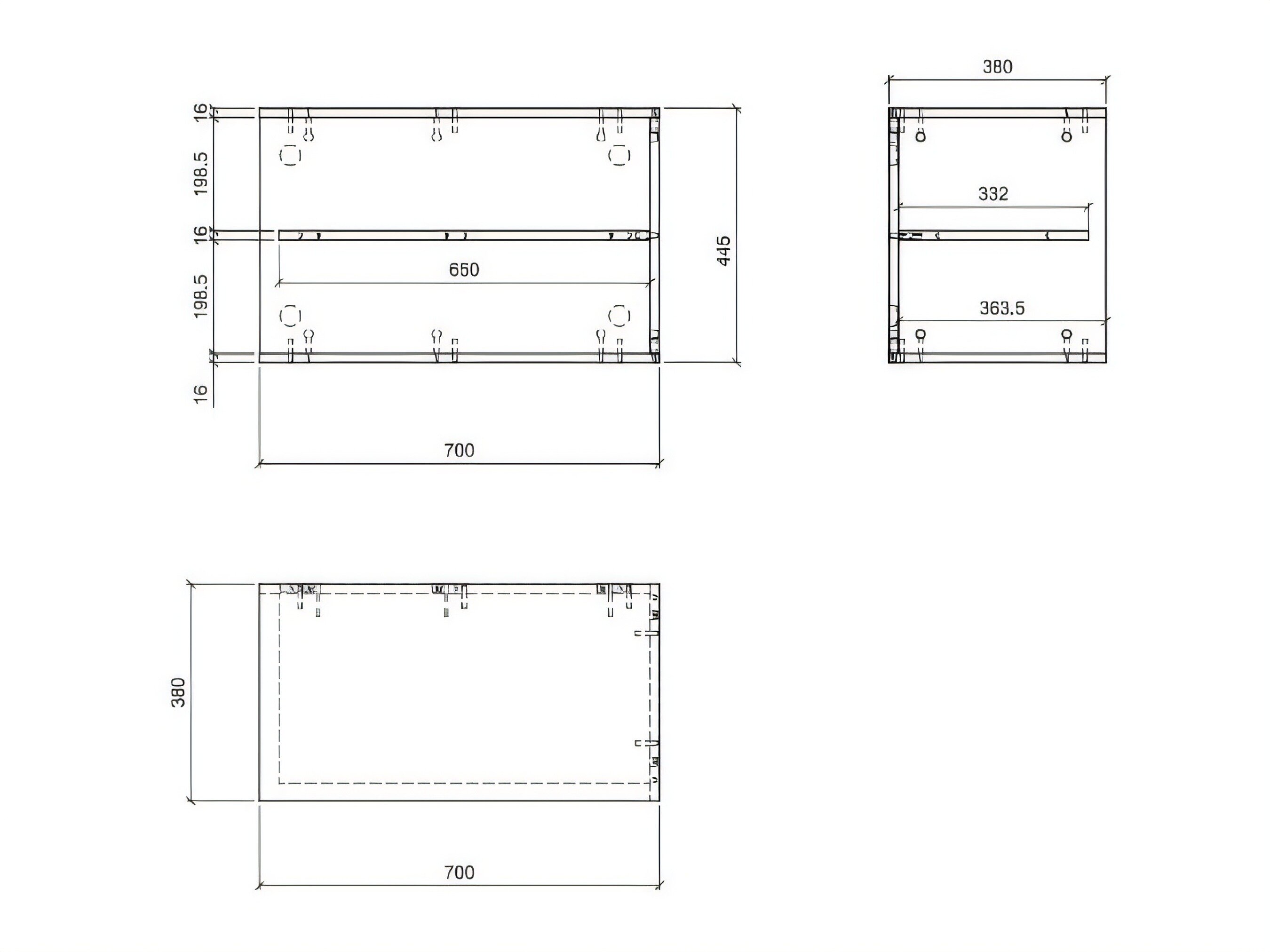 Wandplank Floveni 110