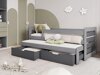 Bed Henderson 127 (Grijs + Grafiet)