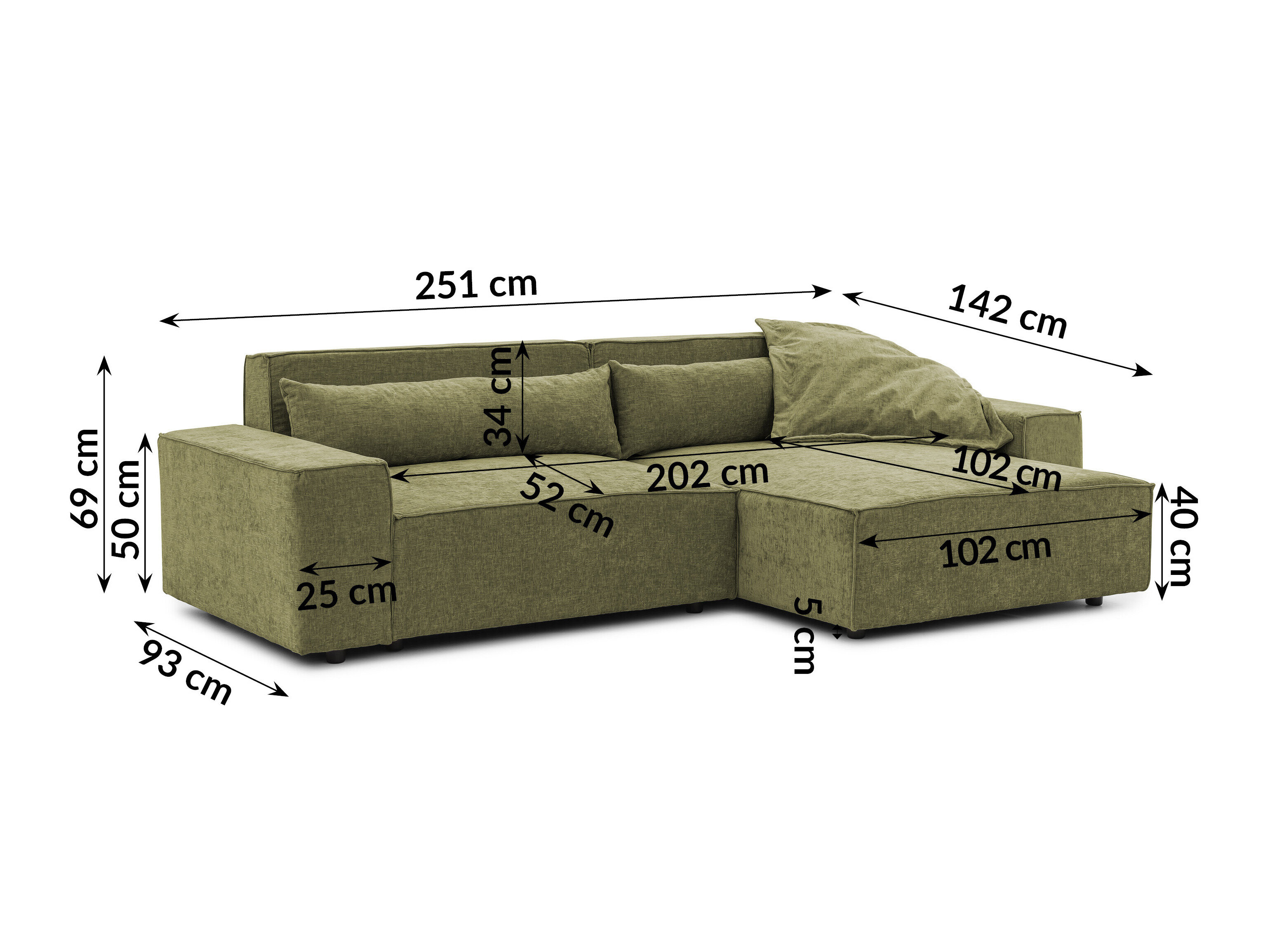 Hoekbank Rocklin 113 (Eddy 13)