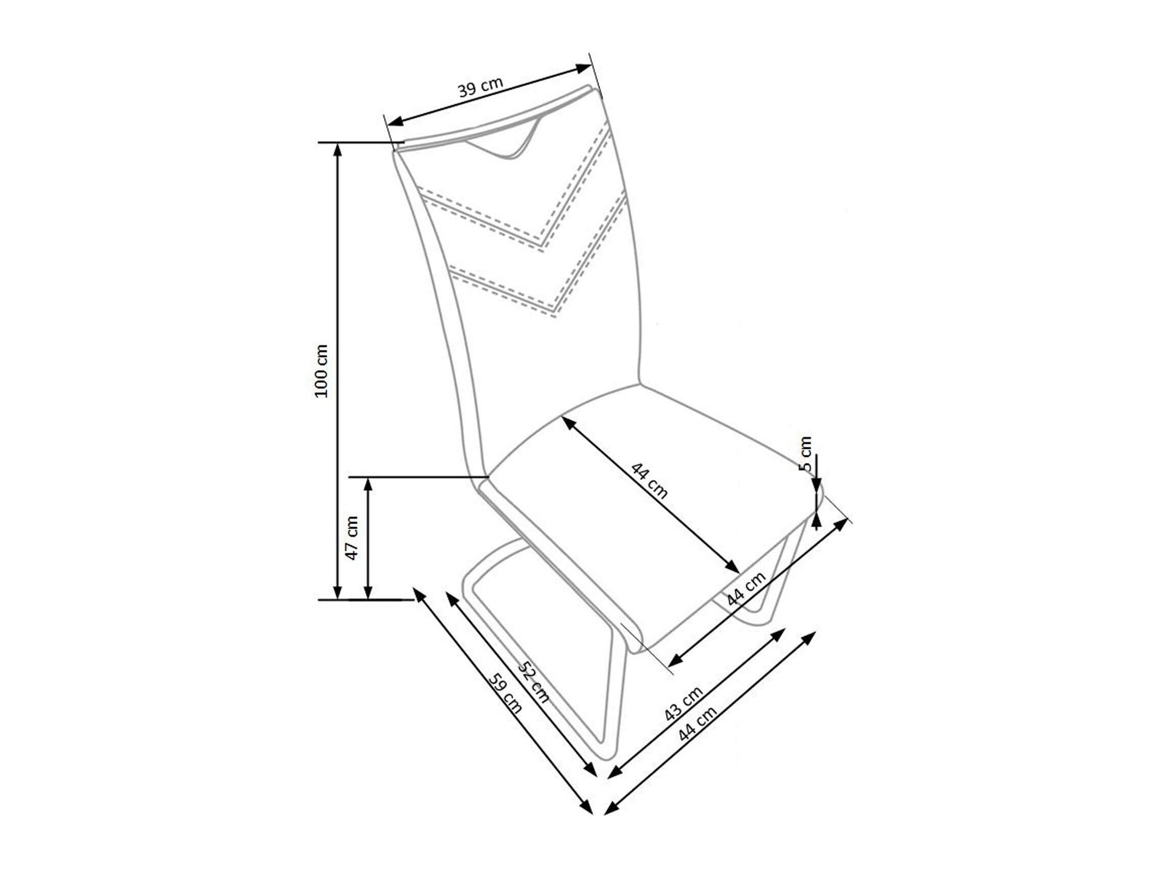 Stoel Houston 2202 (Wit)