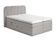 Boxspring Norman 127 (Grijs bruin)