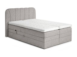 Boxspring Norman 127 (Grijs bruin)