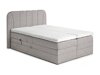 Boxspring Norman 127 (Grijs bruin)