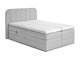 Boxspring Norman 127 (Lichtgrijs)