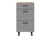 Modulaire kast met lades Ati Grey Artisan 105
