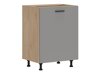 Modulaire spoelbakkast met deuren Ati Grey Artisan 103