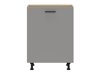 Modulaire spoelbakkast met deuren Ati Grey Artisan 103